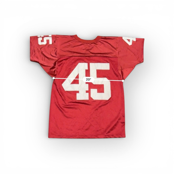 Vintage 90s Oklahoma Sooners #45 Football Jersey BT Player Sports Made USA Sz M - Picture 4 of 9